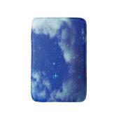 Starry Night Bath Mat | Celestial Memory Foam Rug Badematte (Vorderseite Vertikal)