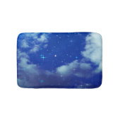 Starry Night Bath Mat | Celestial Memory Foam Rug Badematte (Vorderseite)