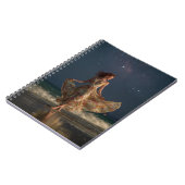 Starry Night Beach Dress Dress Art Notebook Notizblock (Linke Seite)