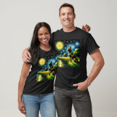 Starry Night Belgisch Malinois Dog Van Gogh Lover T-Shirt (Unisex)
