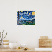 Starry Night Belmont Lancashire Poster (Küche)