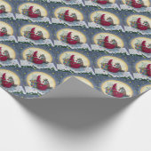 Starry Night Belsnickle Santa CHRISTMAS PAKETE Geschenkpapier (Ecke)