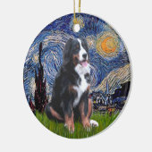 Starry Night - Bernese Mountain Dog (L) Keramikornament (Links)