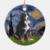 Starry Night - Bernese Mountain Dog (L) Keramikornament (Hinten)