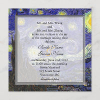 Starry Night, berühmte Hochzeit der schönen Künste