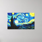 Starry Night, berühmtes Gemälde von Vincent van Go Leinwanddruck (Vorderseite)