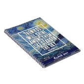 Starry Night - Bible Verse Custom Notebook Notizblock (Rechte Seite)