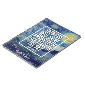 Starry Night - Bible Verse Custom Notebook Notizblock (Linke Seite)