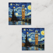 Starry Night Big Ben London England Mitteilungskarte (Vorne/Hinten)