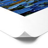 Starry Night Big Ben London England Poster (Ecke)