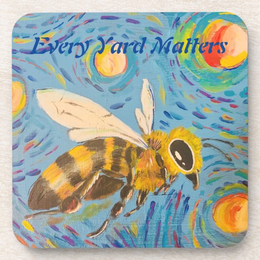 Starry Night Bike Untersetzer (Vorderseite)