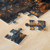 Starry Night Black Cat Puzzle (Seite)