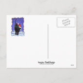 Starry Night Black Cat Weihnachten (Rückseite)