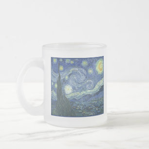 Starry Night, Blue French Stars, Vincent Van Gogh Mattglastasse
