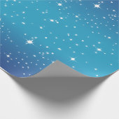 Starry Night Blue Geschenkpapier (Ecke)