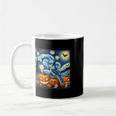 Starry Night Blue Jay Halloween Kaffeetasse (Links)