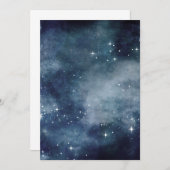 Starry Night Blue Sky Stars Lovers Universe Dankeskarte (Vorne/Hinten)