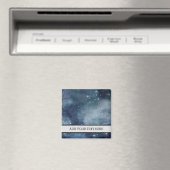 Starry Night Blue Sky Sterne Liebhaber Universum Magnet (In Situ (Geschirrspüler))