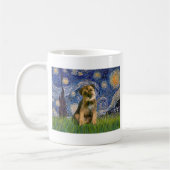 Starry Night - Border Terrier #1 Kaffeetasse (Links)