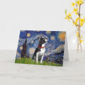 Starry Night - Boston T (2rc) Karte (Gelbe Blume)