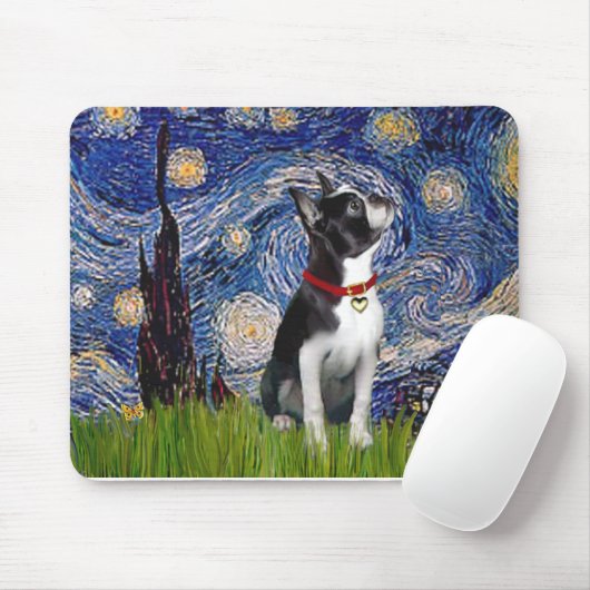 Starry Night - Boston T (2rc) Mousepad (Mit Mouse)