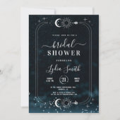 Starry Night Brautparty Celestial Einladung (Vorderseite)