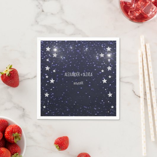 Starry Night Brautparty Napkin Serviette (Beispiel)