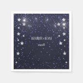 Starry Night Brautparty Napkin Serviette (Vorderseite)