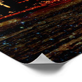 Starry Night Brooklyn Bridge Poster (Ecke)