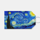 Starry Night by Van Gogh Fine Art Geschenkanhänger (Vorderseite (Horizontal))