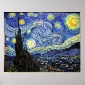 Starry Night by Vincent Van Gogh 1889 Poster (Vorne)