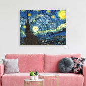 Starry Night by Vincent Van Gogh Leinwand Art (Insitu (Wohnzimmer))