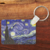 Starry Night by Vincent van Gogh Schlüsselanhänger (Vorderseite)