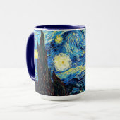 Starry Night by Vincent van Gogh Tasse (Vorderseite Links)