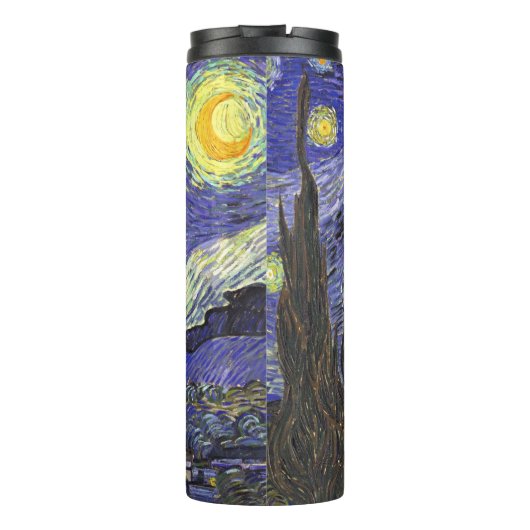 Starry Night by Vincent van Gogh Thermosbecher (Rückseite)