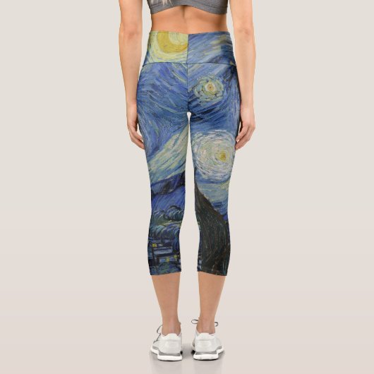 Starry Night Capri Yoga Pants (Rückseite)