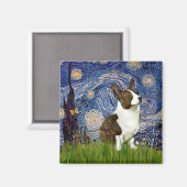 Starry Night - Cardigan Welsh Corgi Magnet (Vorderseite/Rückseite)