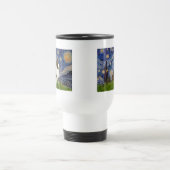 Starry Night - Cardigan Welsh Corgi Reisebecher (Mittel)