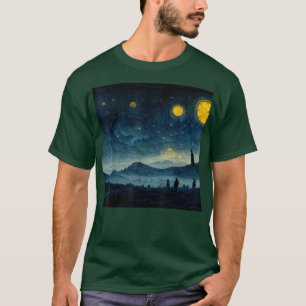 Starry Night Caspar David Friedrich T-Shirt