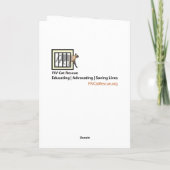 Starry Night Cat Anniversary Karte (Rückseite)