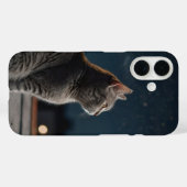 Starry Night Cat Case-Mate iPhone Hülle (Rückseite (Horizontal))