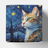 Starry Night Cat Geschenkschachtel (Oben)