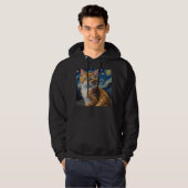 Starry Night Cat Hoodie (Vorne ganz)