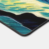 Starry Night Cat Schreibtischunterlage (Ecke)