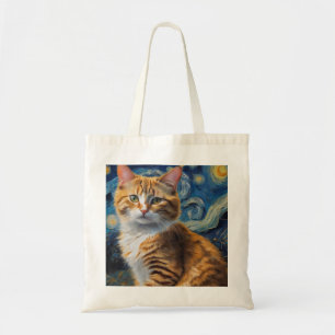 Starry Night Cat Tragetasche