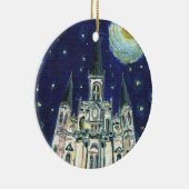 Starry Night Cathedral Keramikornament (Rechts)