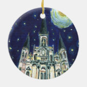Starry Night Cathedral Keramikornament (Hinten)