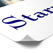 Starry Night Cathedral Poster (Ecke)