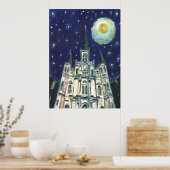 Starry Night Cathedral Poster (Küche)