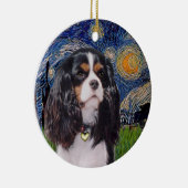 Starry Night - Cavalier (Tri color) Keramikornament (Rechts)